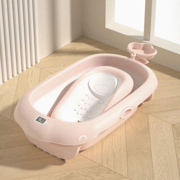 New Born Non-Slip Portable Plastic Temperature Baby Bathtub