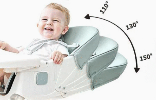 Durable Rocking Chair Adjustable 3 in-1toddler Feeding Baby Dining Chair
