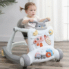 Multi-Purpose Car with Brain Game Plate Baby Walker