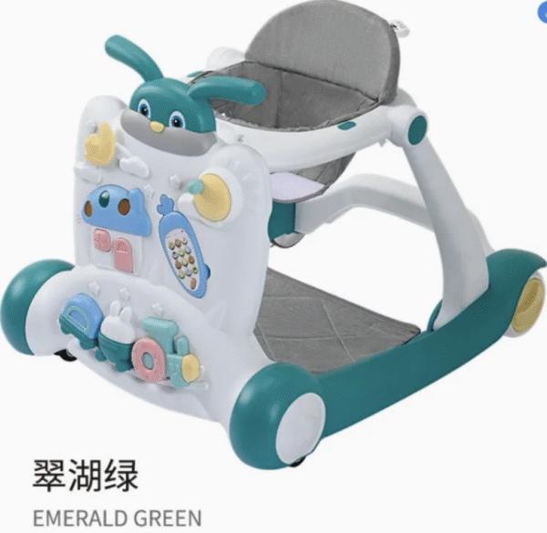 Multi-Purpose Car with Brain Game Plate Baby Walker