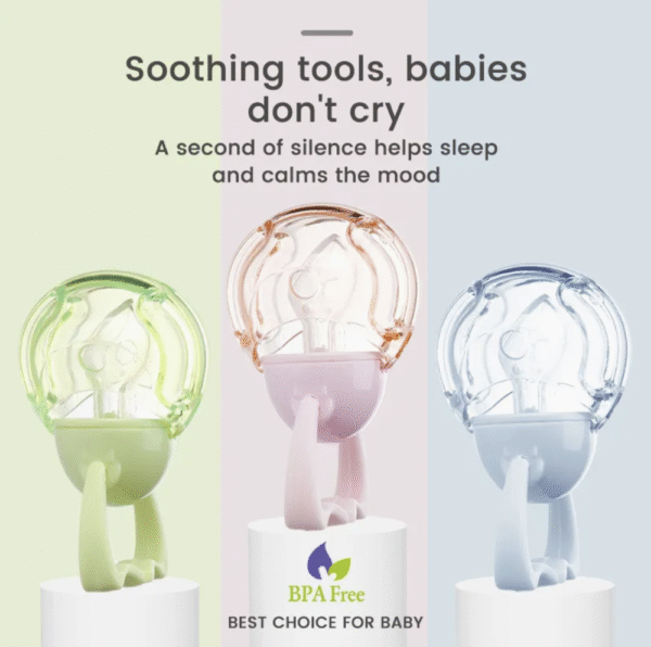 Food Grade Liquid Silicone Baby Pacifiers Round/Flat Nipple Design S/M/L Sizes
