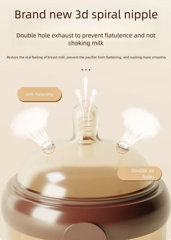 2025 Trend Food Grade Silicone Baby Bottle Natural Breastmilk Feeding Bottle for Infant 0-1year Old
