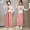 Stylish bunny overalls suit