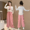 Stylish bunny overalls suit