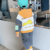 Duck hooded three-piece suit