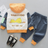 Duck hooded three-piece suit