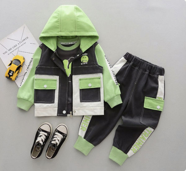 Four-leaf clover three-piece set