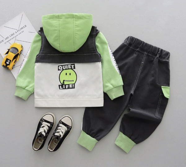Four-leaf clover three-piece set