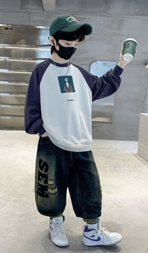 Screenshot 2025-10-26 at 10.42.37 Men's suit crew neck sweatshirt (full size plus) purple dark gray