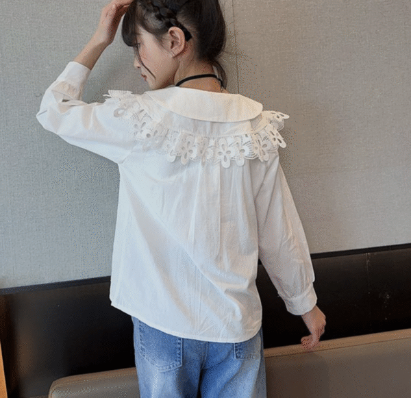 Flower knitted vest three-piece set