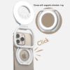 H017507c4d4184a18bef9f29c75b971cdm Magnetic Light Mobile Phone , Adjustable Selfie Light