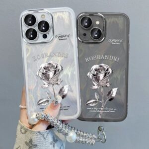 H030d8e32e3ae4069a81aa5db4dd0fad4f Lens Protect Cover With Chain Camlet Rose Flower Phone Case Cover for iPhone 7 8 Plus XS XR 11 12 13 14 15 16 Pro Max
