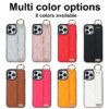 Luxury Wave Puffer Leather Back Cover With Strap Phone Case for iPhone  Cover for Samsung