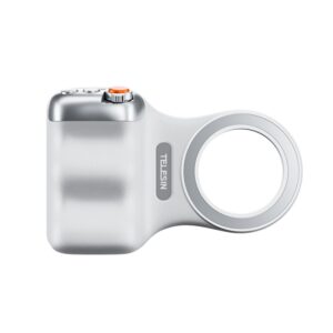 H090159096be74e14af76bf6b8f8e78aeX TELESIN Magnetic Smartphone Handle Grip Phone Camera Versatile Wireless Remote with LED Fill Light for IOS Android