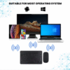 H12ab9bccd8584e9aa93e5484e7720088r 10 Inch Portable Universal BT Wireless Keyboard and Mouse for ipad , Tablet and Laptop