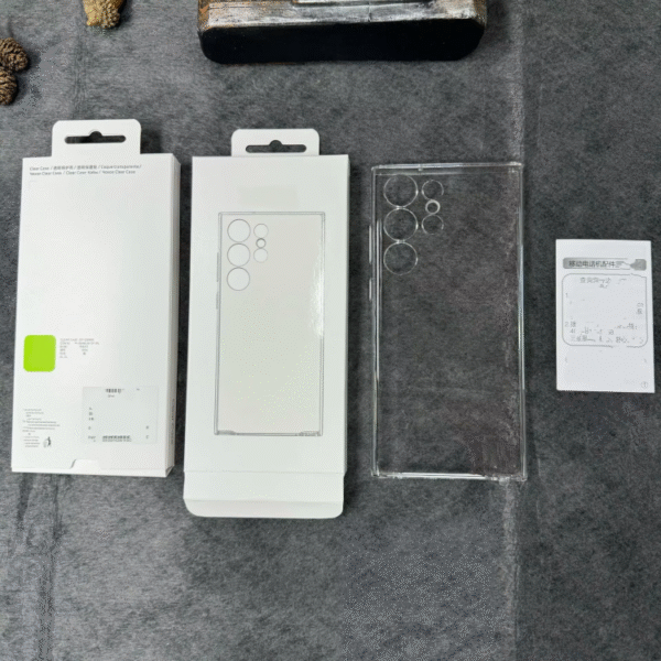 Transparent Mobile Phone Cases for samsung S25 S24 S23 Plus Shockproof Pc case Does Not Turn Yellow Cover Shell