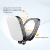 H48d060db620a4d47890ff519e3407262D Universal Portable Mini Folding Fill Lighting LED, Live Video Magnetic Selfie Light Mirror, Mobile Phone Pocket Light Holder