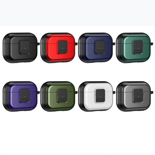 H4d5fb2644d1c4820b36ca734d9ade1b0W For Airpods Pro 3 1 Pro Magnetic Charging Earphone Cover Case Simple Carbon Fiber Design PC Shockproof Protective Features OPP B