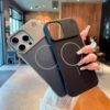 H4fa83410f30b4672b469f61f9f8305aft AG Aromatherapy Magnetic Mobile Phone case for iPhone 16 Plus 15 14 13 12 11 Pro Max Frameless , Matte PC Anti Fingerprint Cover