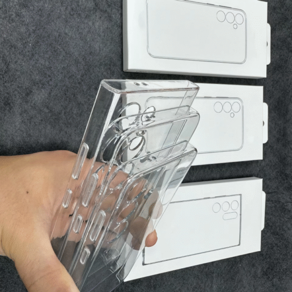 Transparent Mobile Phone Cases for samsung S25 S24 S23 Plus Shockproof Pc case Does Not Turn Yellow Cover Shell