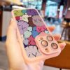 Fashion Brand Bear Design UV Print Phone Case for iPhone 7 8 Plus XS XR 11 12 13 14 15 Pro Max Lens Protect Back Cover Casing