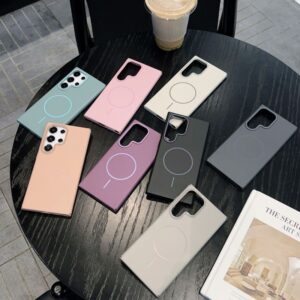 Hard PC Magnetic Frosted Matte Phone case for Samsung S25 Edge S24FE S23 Plus S22 ultra