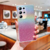 Luxury Glitter Laser Gradual Change Rainbow 2 in 1 TPU Mobile Phone Case Cover For Samsung S21 S22 S23plus S24 S25Ultra A12 13