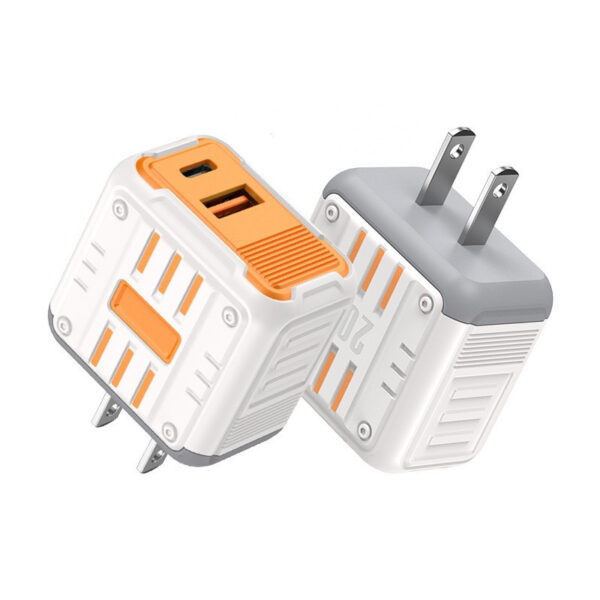 H7ea0913814ad4d41bf954c8815415aa0y Double Port PD 20W Fast Charging Charger US EU UK Adapter Type C USB 18W Wall for Mobile Phone Tablet Computer