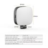 H86404b88e0364da3b4cb7738d82aaa8di Universal Portable Mini Folding Fill Lighting LED, Live Video Magnetic Selfie Light Mirror, Mobile Phone Pocket Light Holder