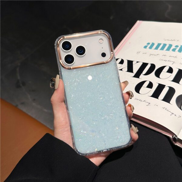 Fashion Glitter Mobile Phone Cases for iPhone Shockproof Cover Luxury Electroplating case Shell