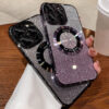 CD Electroplate Magnetic Gradual Glitter Mobile Phone Case for iphone 16E 15 14 13 12 11 Pro Max Charging TPU Protect Back Cover