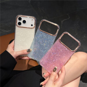 Fashion Glitter Mobile Phone Cases for iPhone Shockproof Cover Luxury Electroplating case Shell