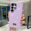 Luxury 2 in 1 Diamond Phone case for iPhone 16 Pro Max 15 14 13 12 11 Back Cover for Samsung S25 ultra Z Flip 6 S24 S23