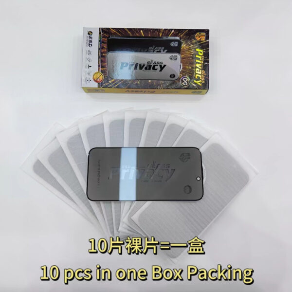 OG Glass 28 Degree Anti-peeping Privacy Tempered Glass Screen Protector for iPhone 16 15 14 Pro Max High Aluminum Screen Protect