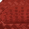 4 Piece Red Color Aluminium Car Mat