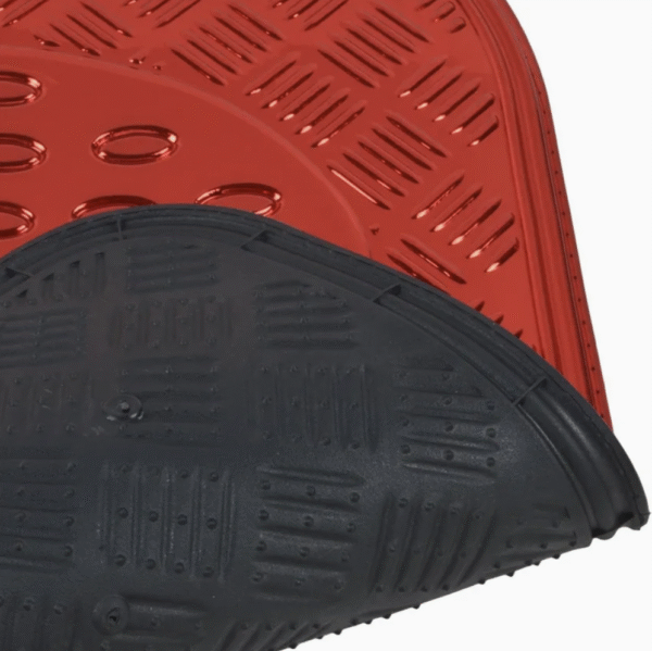 4 Piece Red Color Aluminium Car Mat