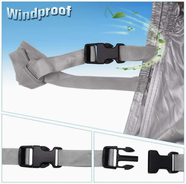 3 Layer Nonwoven Waterproof UV Protection Car Body Cover for Universal Car