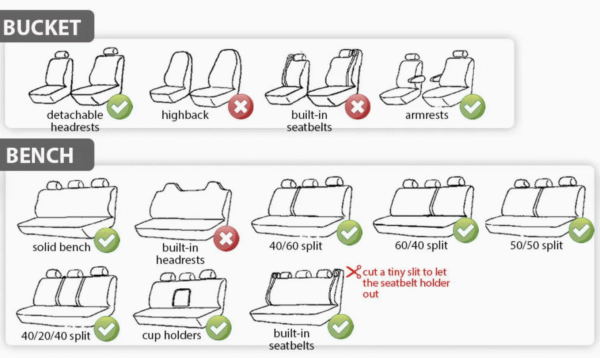 9-Seat for Car Interior Accessories Customized Car Seat Cover