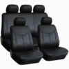 Black PVC Comfortable Soft Leather Car Seat Cover