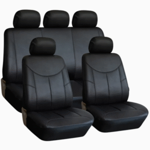 Black PVC Comfortable Soft Leather Car Seat Cover