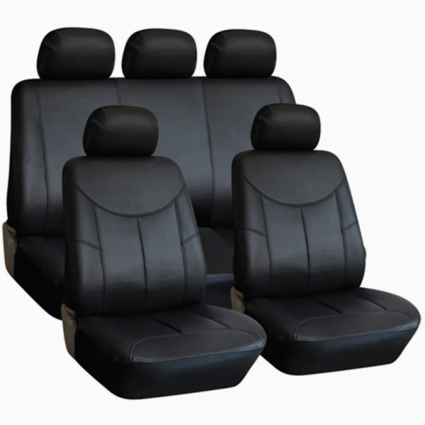 Black PVC Comfortable Soft Leather Car Seat Cover