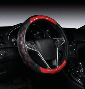 Microfiber Leather Car Steering Wheel Cover Anti-Slip Accessories Universal 15 Inch