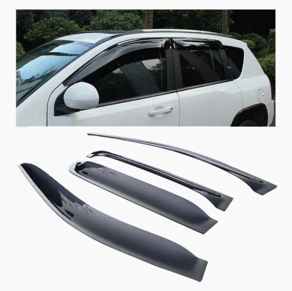 4PCS Black Color Car Window Visor