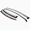Decorative 4PCS Silver Window Visor