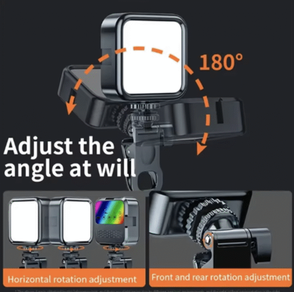 Screenshot 2025-11-28 at 17.30.51 Portable Mini Mobile Phone Selfie Light LED Live Video DSLR Camera Full lightning Laptop Tablet RGB Cube Light with Clip Clamps