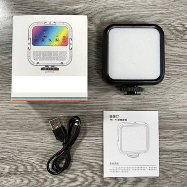 Screenshot 2025-11-28 at 17.31.14 Portable Mini Mobile Phone Selfie Light LED Live Video DSLR Camera Full lightning Laptop Tablet RGB Cube Light with Clip Clamps