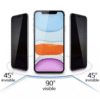 Full Glue Anti Spy Tempered Glass Anti Peeping Privacy Screen Protector for Iphone 16 15 14 Pro Max 13 12 11 Xs Xr 7 8 Plus