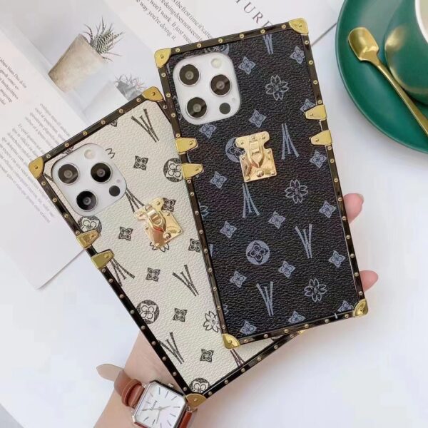 H3a5fbb9e0ee54f4f929a53827afe4c016 Designer Phone Case Treasure Chest Phone Cover With Luxury Leather Effect, Leather Phone case for iPhone and Samsung